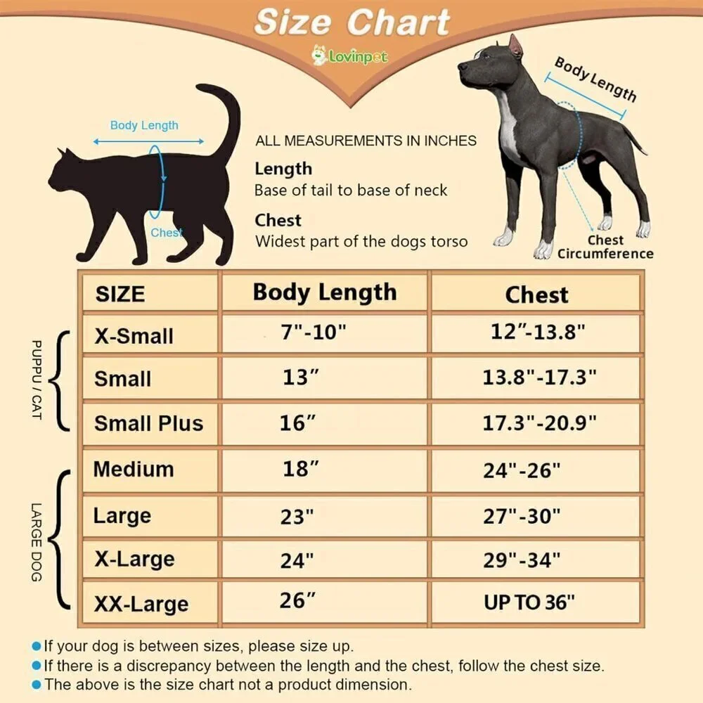 LovinPet Pet Coat for Large Dogs Size LARGE / BRAND NEW WITH TAGS